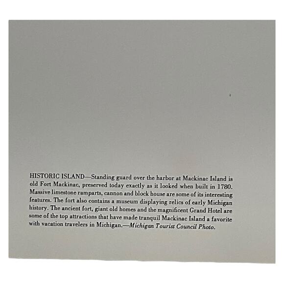 Old Fort Mackinac Educational Print 8.5x11 by Hillsdale Educational Publishers - Picture 4 of 4